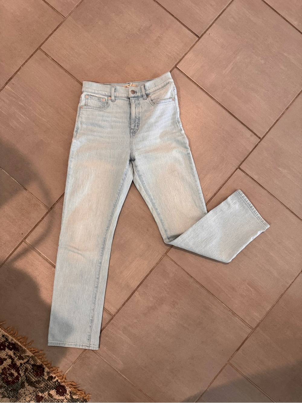 Madewell Light Blue 90’s Straight Leg Jeans